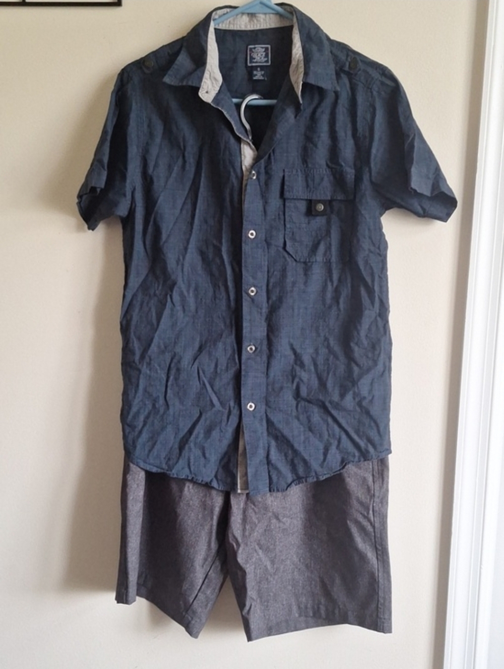 Black Jack Cotton Shirt Size S & Swiss Tech Shorts Size 34 Bundle